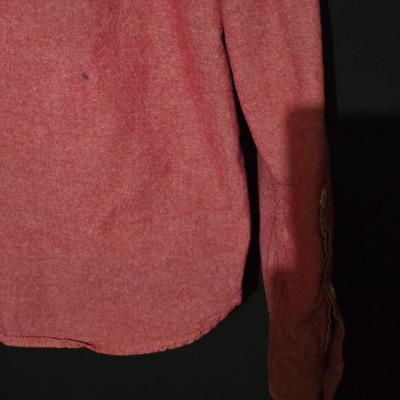 Cult of Individuality Made in USA  Handmade HANK WORKSHIRT - Red - Sz M* - Picture 9 of 9